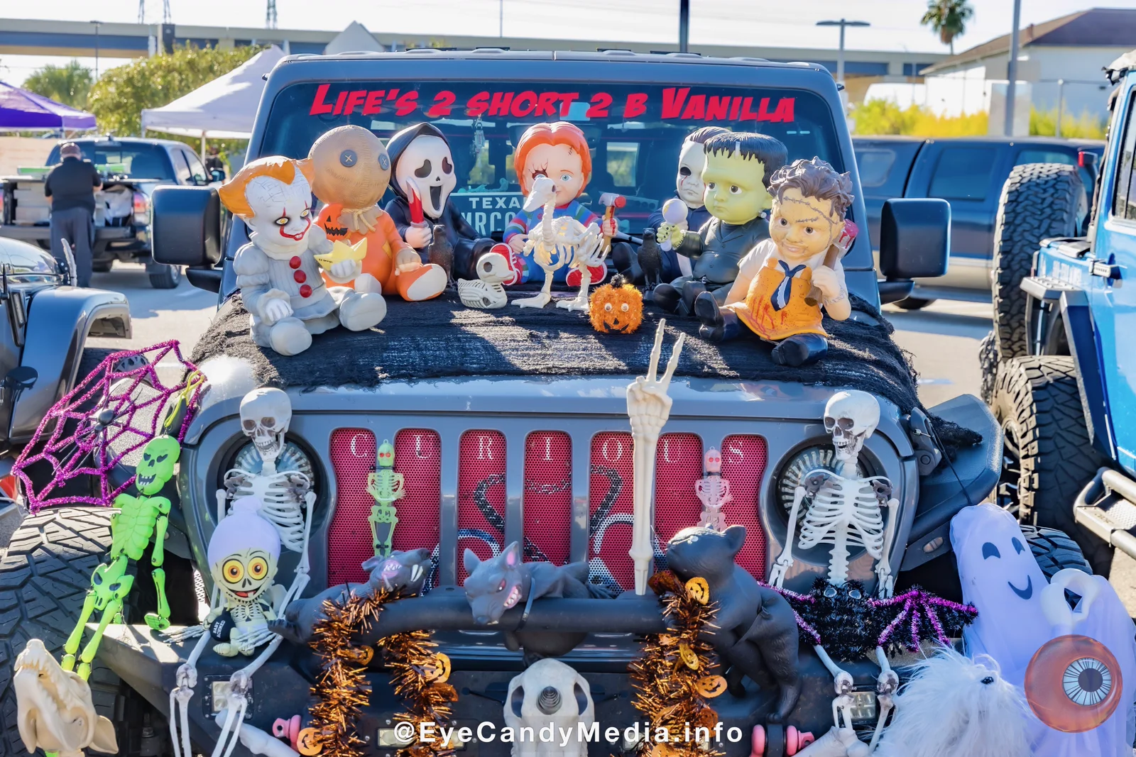 Creative decorated vendor booths